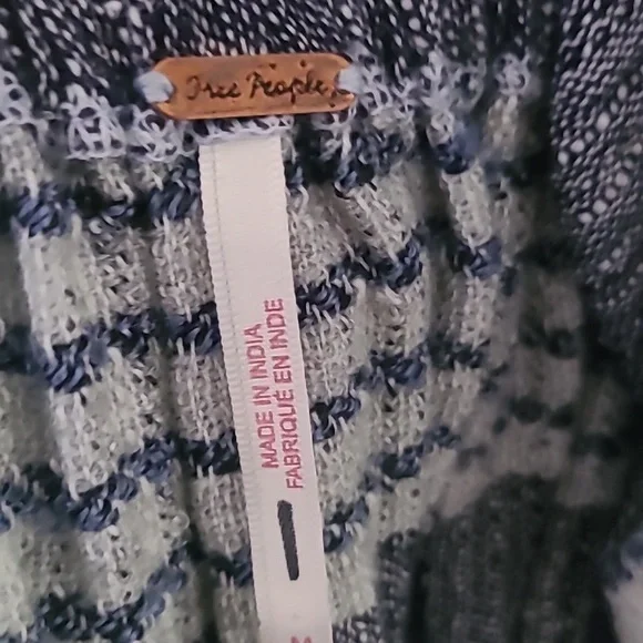 FREE PEOPLE Cozy Stripe Minidress sz M! NWOT! - Picture 6 of 7